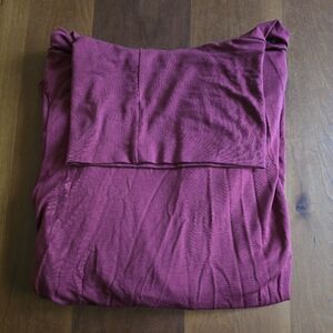 Gudruns Sjoden Women's Turtleneck, Maroon, Size Large